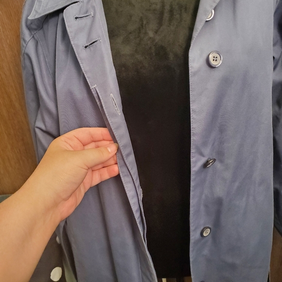 Vintage London Fog Periwinkle "car coat" - Picture 12 of 15